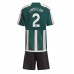 Billige Manchester United Victor Lindelof #2 Børnetøj Udebanetrøje til baby 2023-24 Kortærmet (+ korte bukser)